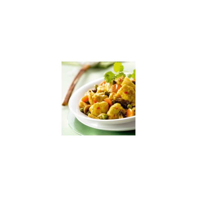 Poulet au curry : photo du produit rappelé le 06/11/2024