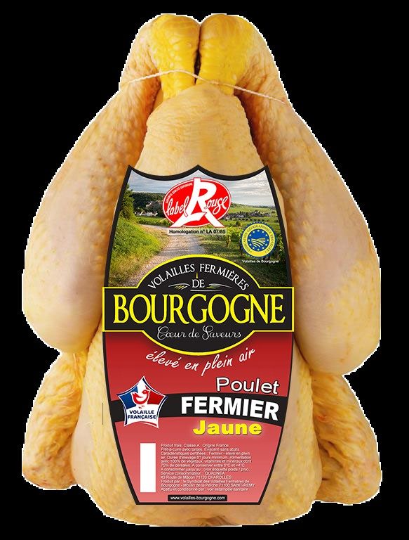 Poulet pac jaune s/f lr bourgogne Bourgogne-Saveur de Bourgogne : photo du produit rappelé le 23/06/2023