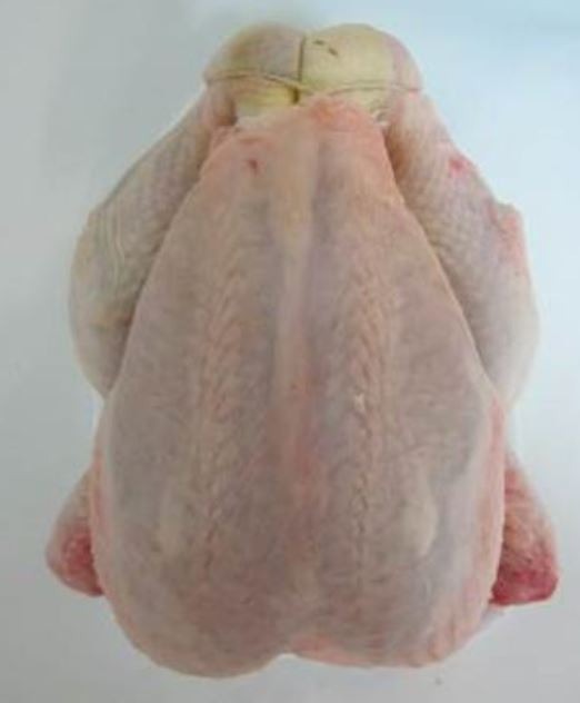 Poulet sous film : photo du produit rappelé le 16/06/2023