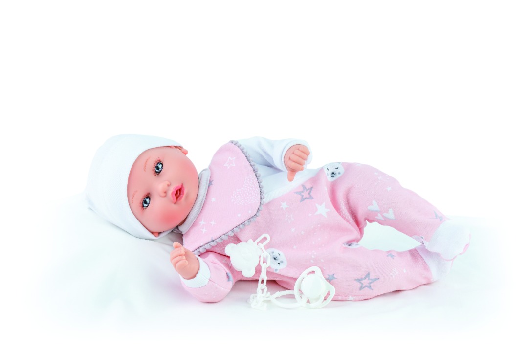 Poupon petite etoile 40 cm de la marque marina & pau - coloris rose : photo du produit rappelé le 23/08/2023