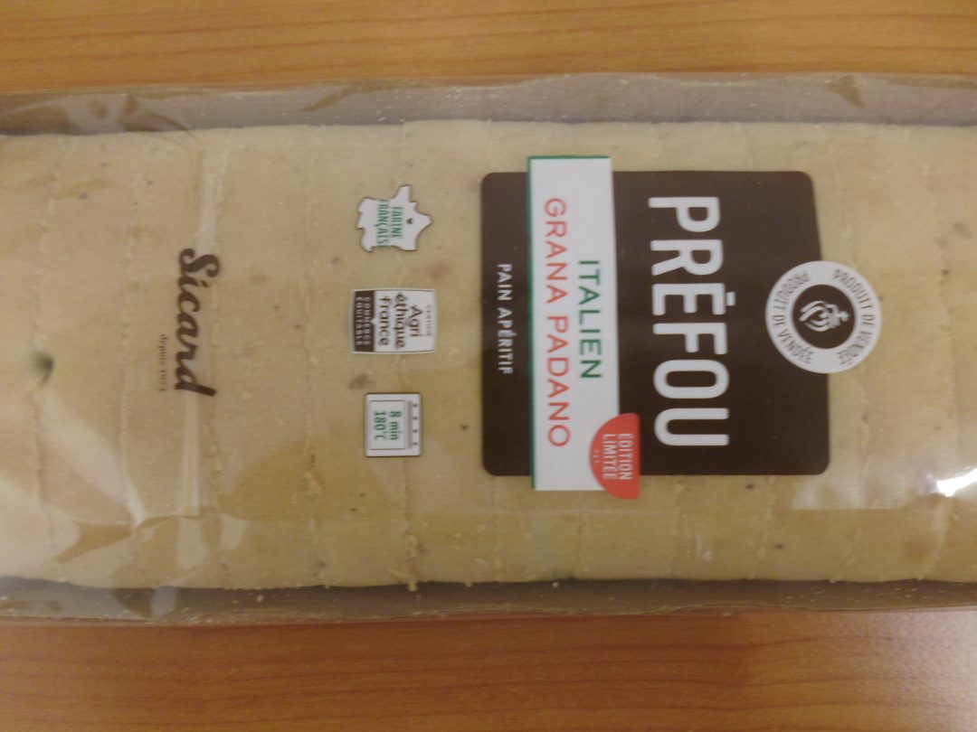 Préfou italien grana padano, pain apéritif Sicard : photo du produit rappelé le 25/05/2022