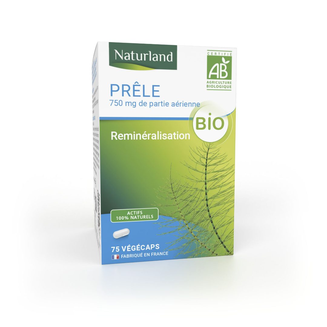 Prele bio gelules Naturland : photo du produit rappelé le 07/12/2023
