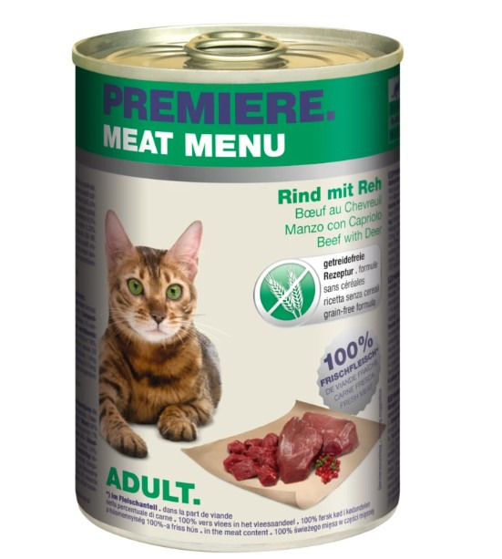Premiere meat menu adult rind mit reh : photo du produit rappelé le 11/06/2025