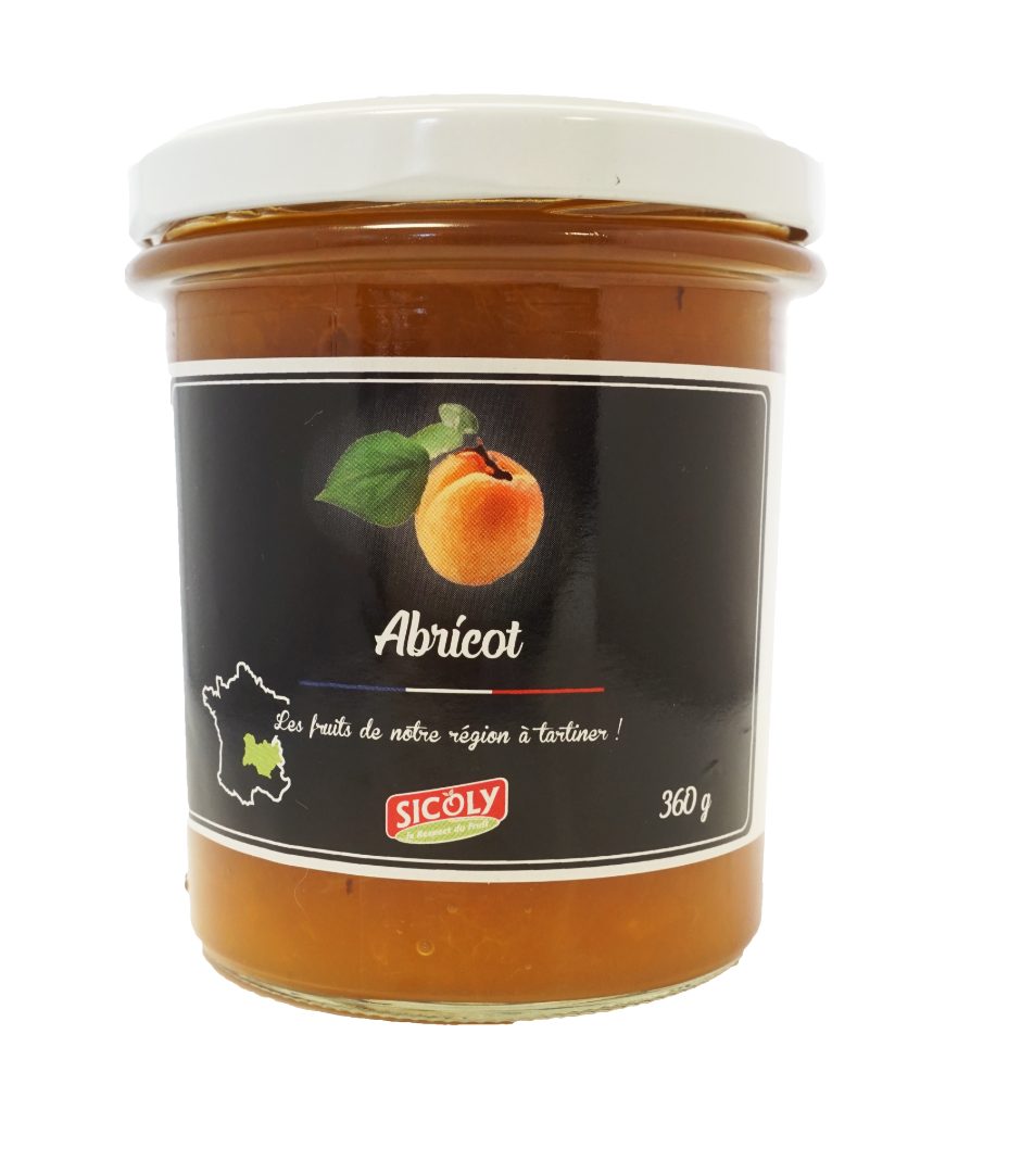 Préparation de fruits à l'abricot Sicoly : photo du produit rappelé le 10/12/2021