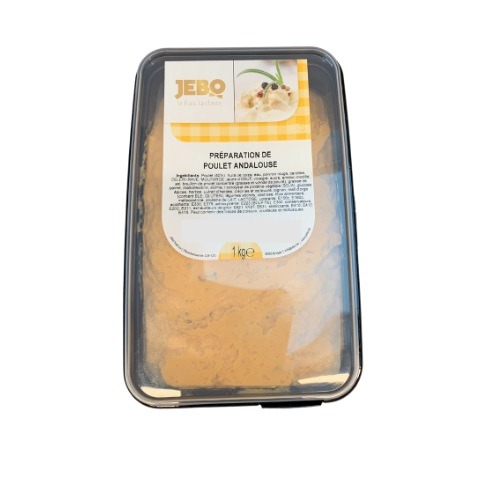 Préparation de poulet andalouse Jebo : photo du produit rappelé le 30/09/2021