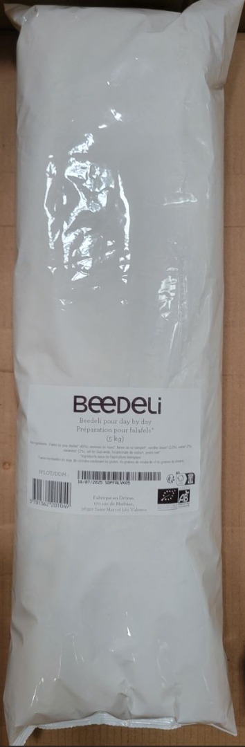 Préparation pour falafels Beedeli : photo du produit rappelé le 17/10/2024
