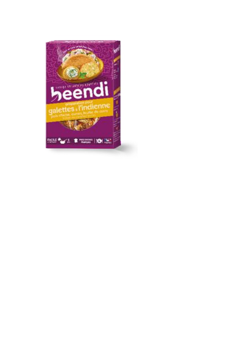 Préparation pour galette à l'indienne Beendi : photo du produit rappelé le 11/09/2025
