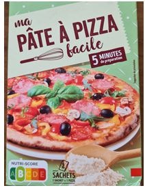 Préparation pour pâte à pizza 500g Casino : photo du produit rappelé le 24/06/2022