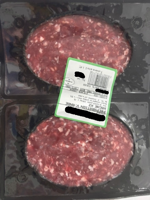 Préparation viande hachée F.Duvacher : photo du produit rappelé le 27/05/2026