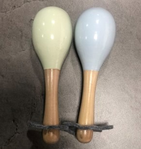 Primark wooden music shaker : photo du produit rappelé le 27/09/2023