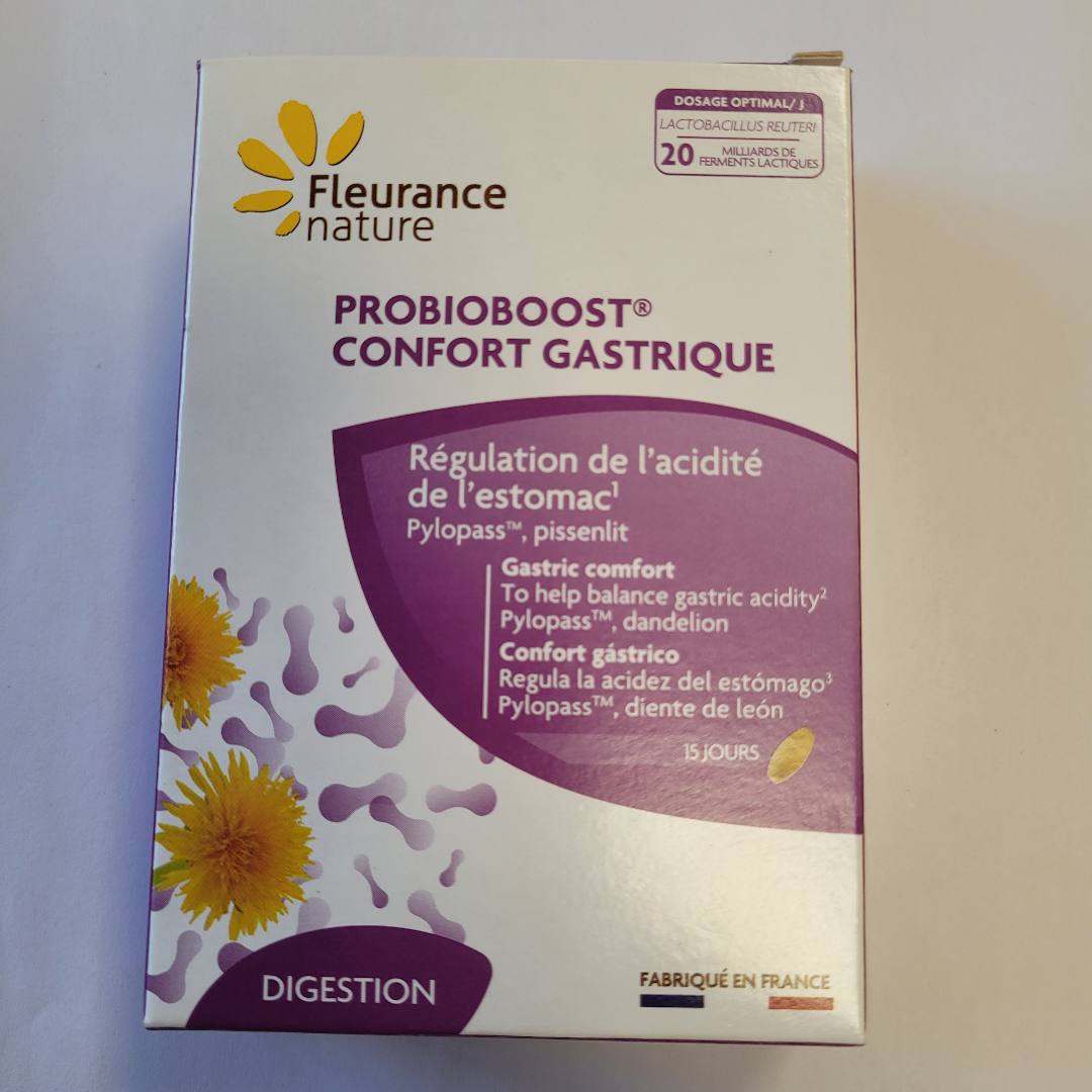 Probioboost confort gastrique Fleurance Nature : photo du produit rappelé le 23/08/2024