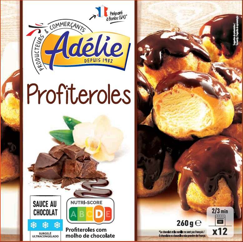 Profiteroles Adélie et Netto : photo du produit rappelé le 29/07/2021