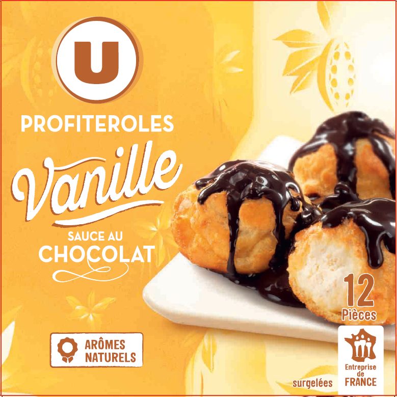 Profiteroles Système U : photo du produit rappelé le 22/07/2021