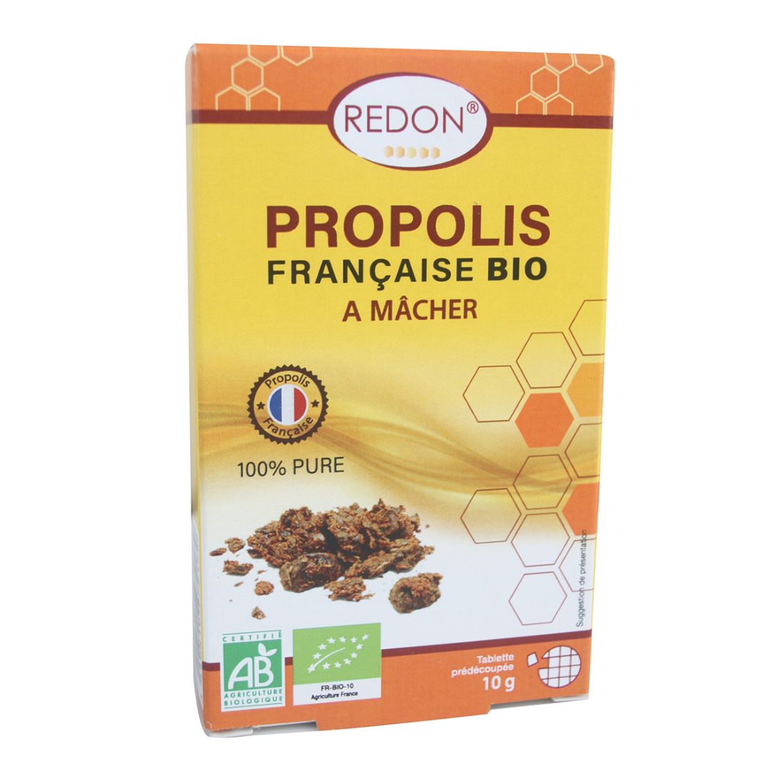 Propolis française bio à mâcher Redon Propolis : photo du produit rappelé le 08/07/2021