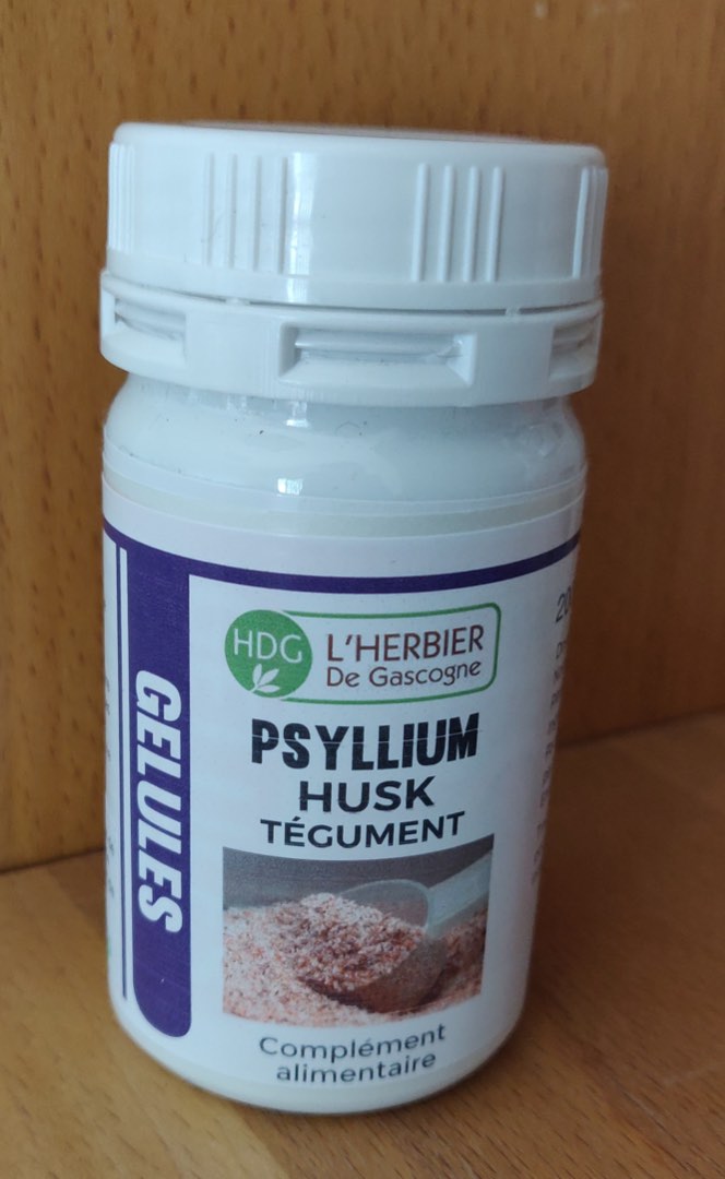 Psyllium husk tégument (pot de gélules) L'Herbier de Gascogne - le Comptoir : photo du produit rappelé le 17/05/2021