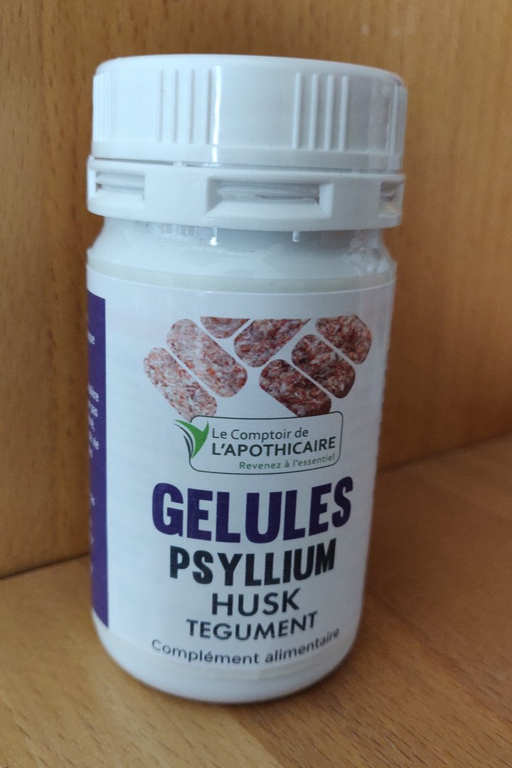 Psyllium husk tégument (pot de gélules) L'Herbier de Gascogne - le Comptoir : photo 2 sur 2 du produit rappelé le 17/05/2021