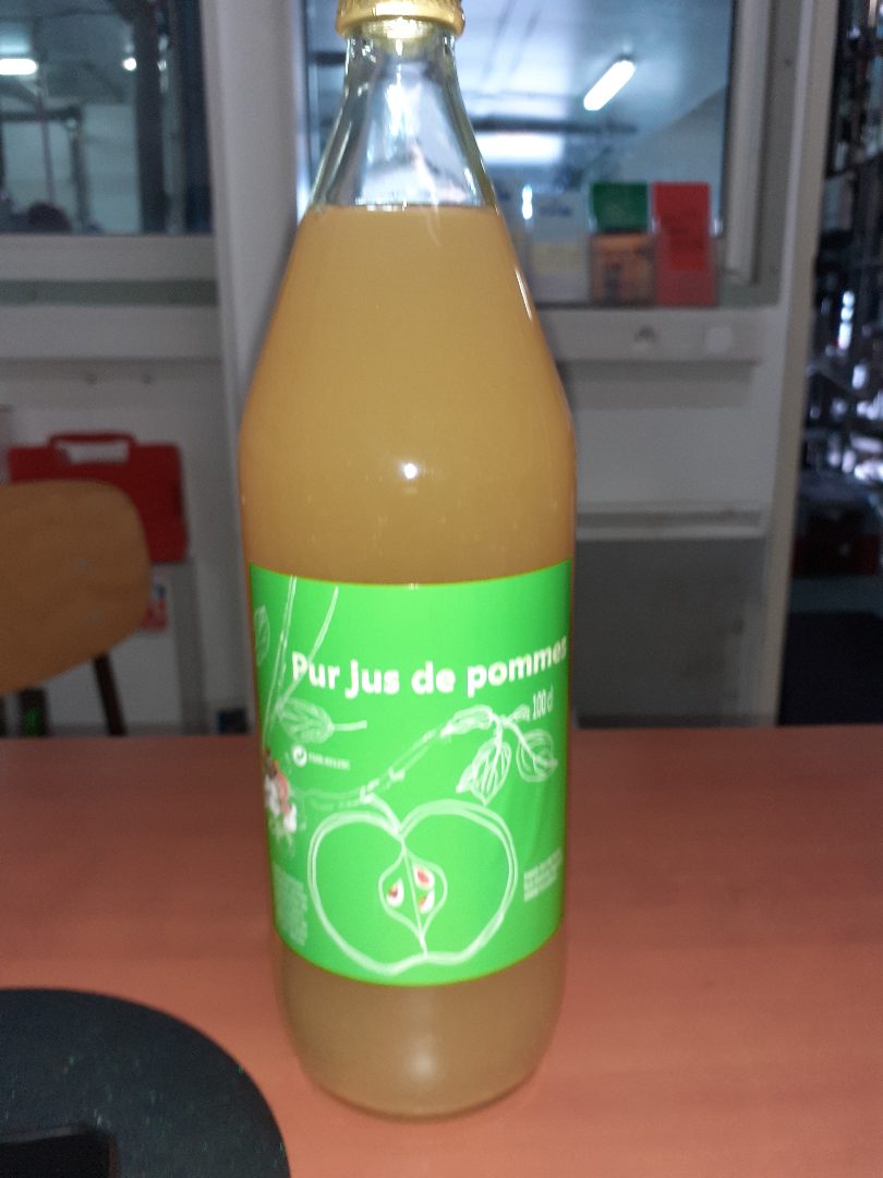 Pur jus de pomme Espoir Jus de Fruit : photo du produit rappelé le 21/05/2021