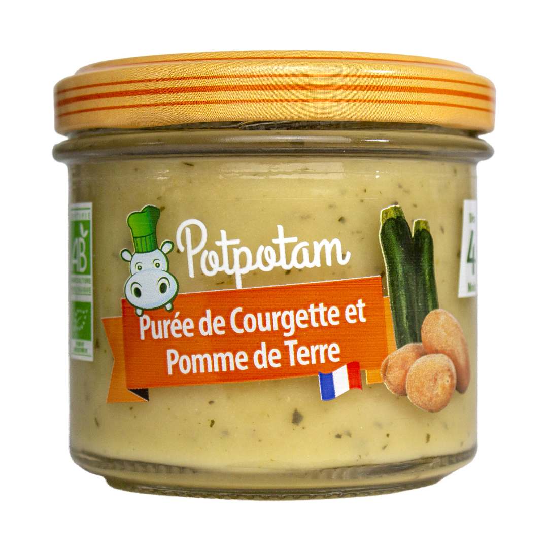 Purée courgette pomme de terre bio Potpotam : photo du produit rappelé le 25/07/2022