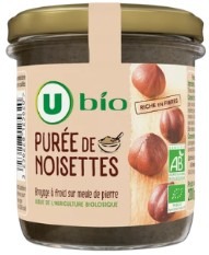 Purée de noisettes u bio 200g : photo du produit rappelé le 18/06/2026