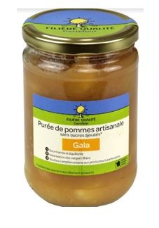 Purée de pommes artisanale sans sucres ajoutés Filière Qualité Carrefour : photo du produit rappelé le 23/05/2022