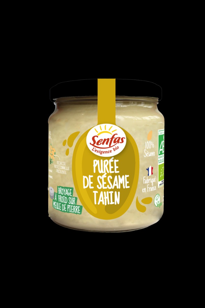 Purée de sésame tahin Senfas : photo du produit rappelé le 26/05/2025