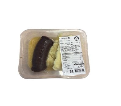Purée pomme de terre / boudin Leclerc Vannes - Elaboré par Nos Traiteurs : photo du produit rappelé le 23/01/2026