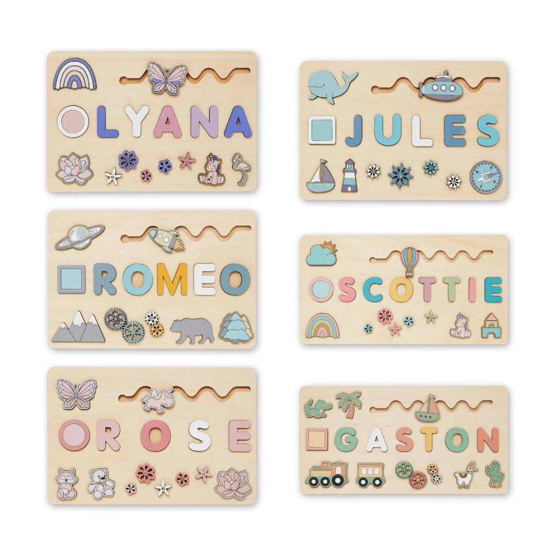 Puzzle en bois personnalisé avec prénom – cadeau éducatif 'sans Marque : photo du produit rappelé le 20/02/2026