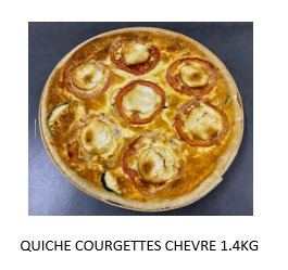 Quiche a partager 1.4kg - 2eme partie Kirn : photo du produit rappelé le 01/08/2025