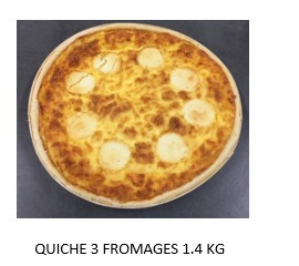 Quiche a partager 1.4kg - 2eme partie Kirn : photo 2 sur 2 du produit rappelé le 01/08/2025