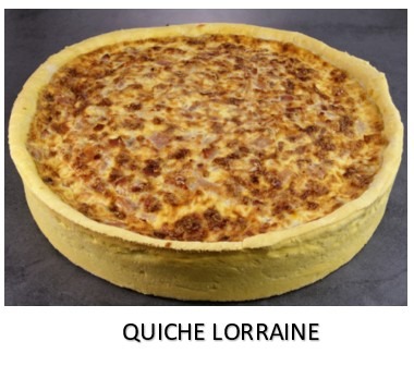 Quiche a partager 1ere partie + tarte a l'oignon Kirn : photo du produit rappelé le 01/08/2025