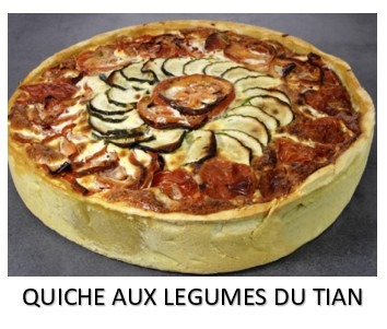 Quiche a partager 1ere partie + tarte a l'oignon Kirn : photo 2 sur 5 du produit rappelé le 01/08/2025