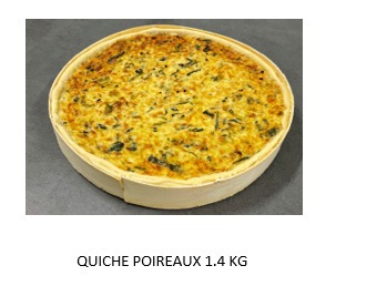 Quiches a partager 1.4kg - 1ere partie Kirn : photo du produit rappelé le 01/08/2025