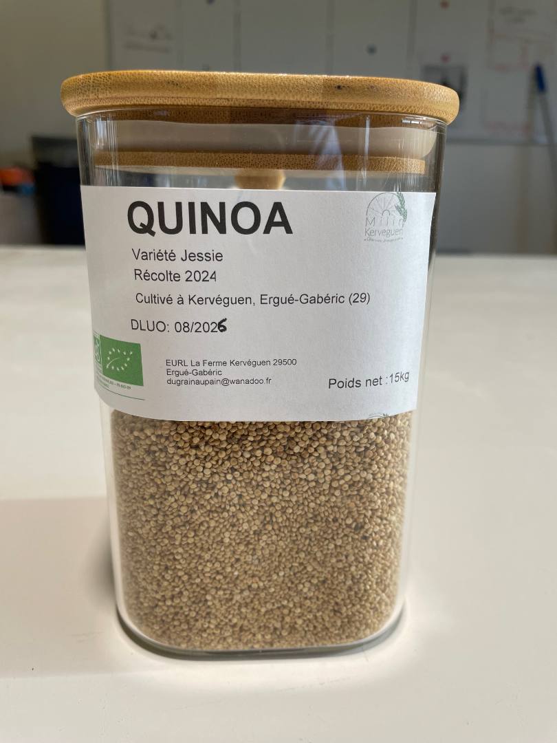 Quinoa Milin Kervéguen : photo du produit rappelé le 28/01/2026