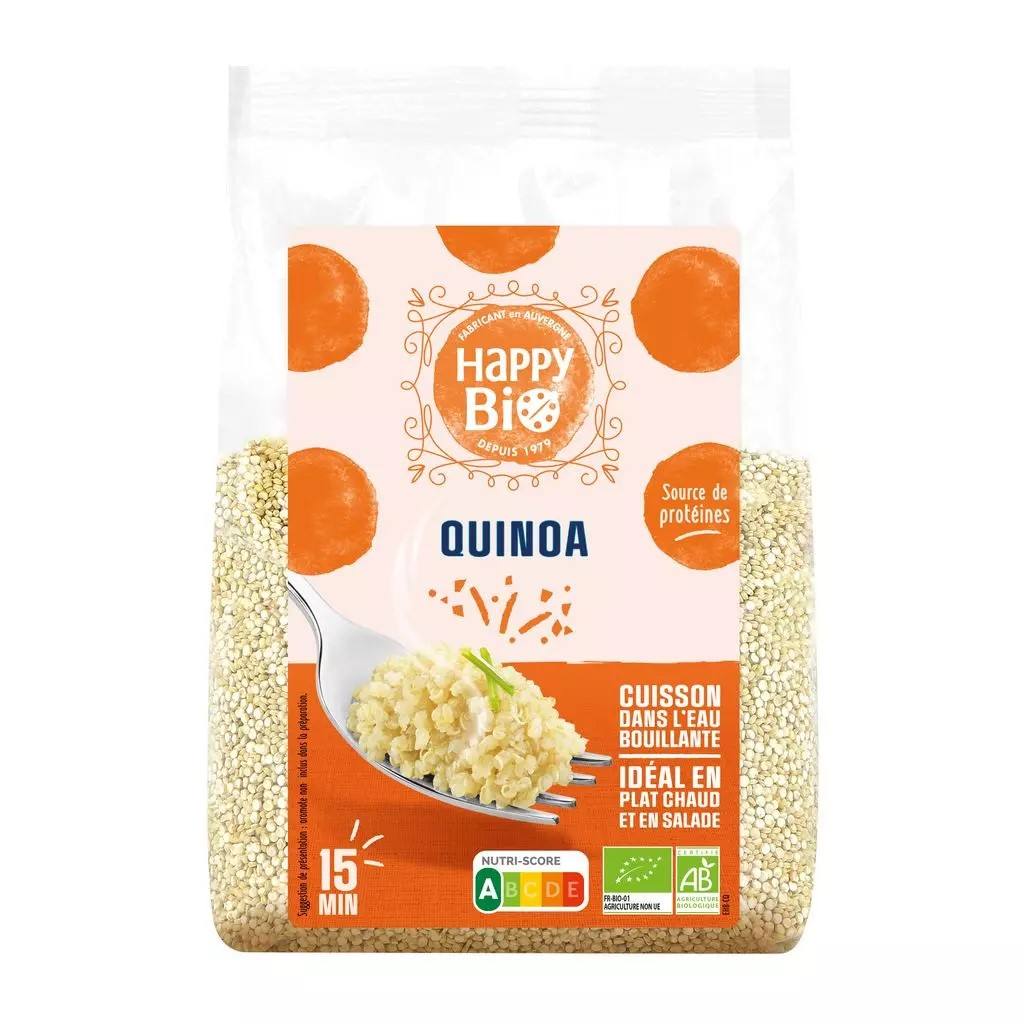 Quinoa vrac Happy BIO : photo du produit rappelé le 07/02/2025