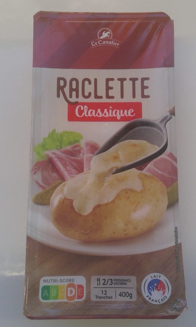 Raclette 400g classique Le Cavalier : photo du produit rappelé le 24/10/2025