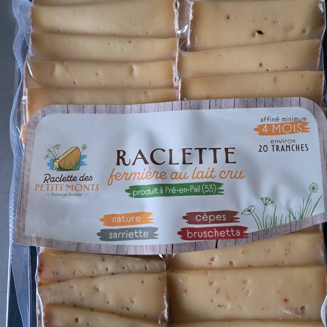 Raclette des petits monts à la sarriette : photo du produit rappelé le 24/09/2025