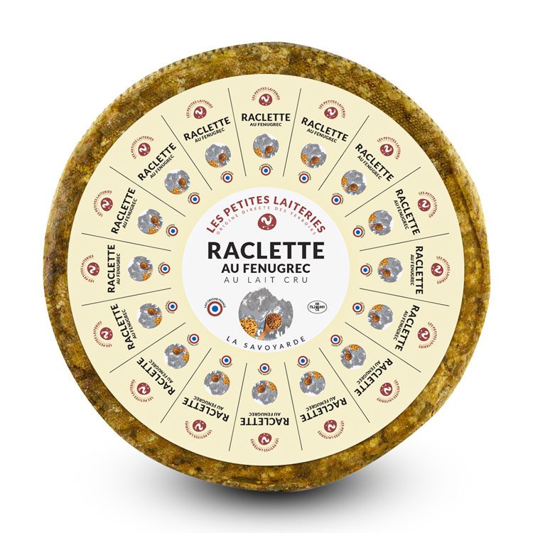 Raclette lait cru de mont. Fenugrec Les Petites Laiteries : photo du produit rappelé le 09/03/2026