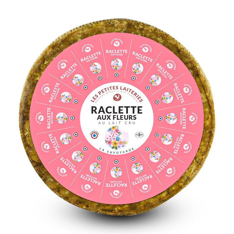 Raclette lait cru de mont. Fleurs Les Petites Laiteries : photo du produit rappelé le 09/03/2026
