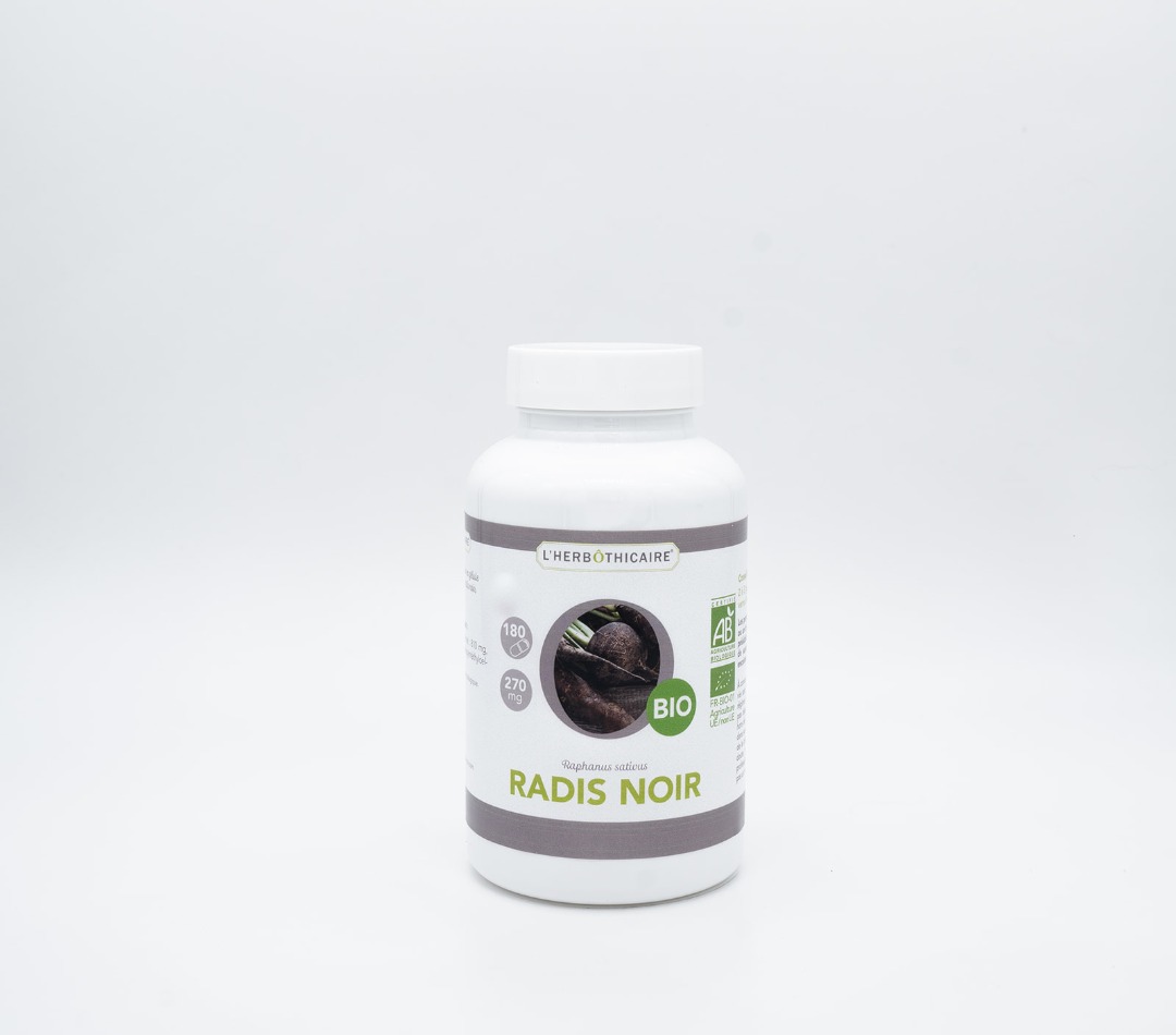Radis noir bio Acb Pharma-l'Herbôthicaire : photo du produit rappelé le 27/09/2021