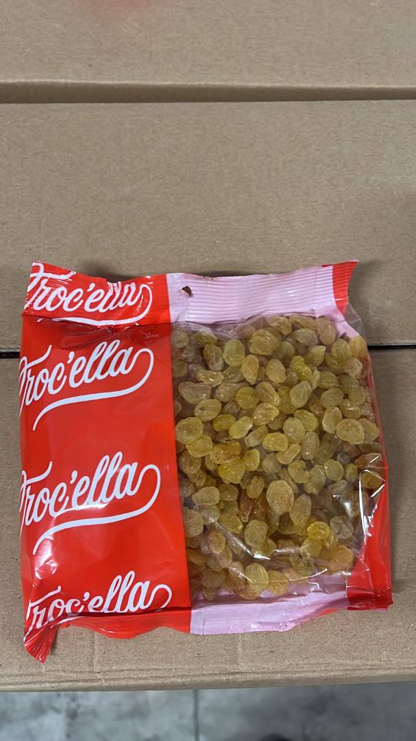 Raisin golden 400gr Crocella : photo du produit rappelé le 05/05/2023
