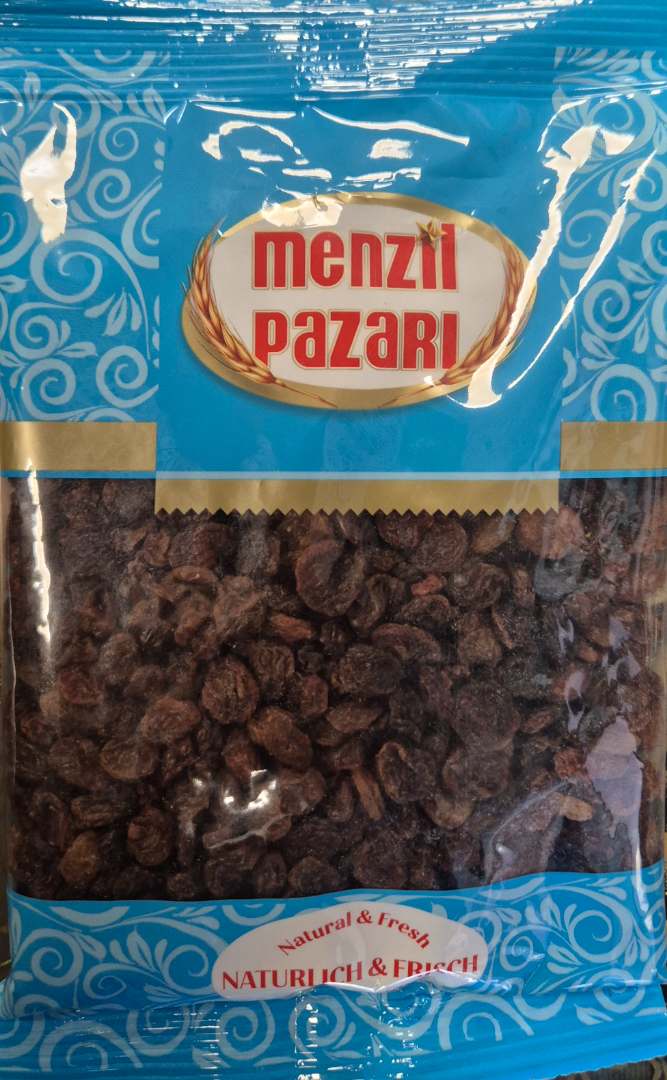 Raisins secs sultana 250 g Menzil Pazari : photo du produit rappelé le 16/10/2026