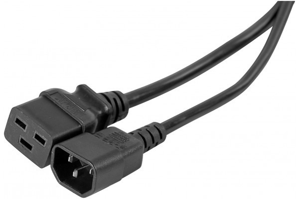 Rallonge secteur c14 / c19 noire - 2,0 m Dexlan : photo du produit rappelé le 04/11/2022