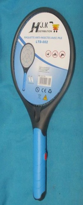 Raquette anti-insectes avec pile H.J.K Distribution : photo du produit rappelé le 22/04/2024