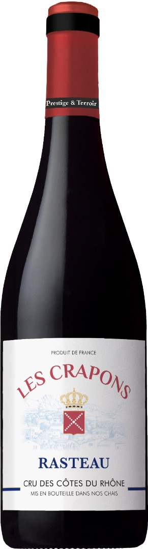 Rasteau rouge 2020 les crapons : photo du produit rappelé le 16/02/2023