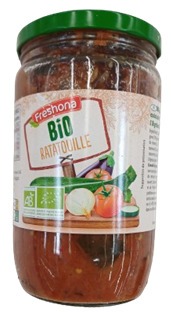 Ratatouille bio 650g Freshona : photo du produit rappelé le 09/07/2025