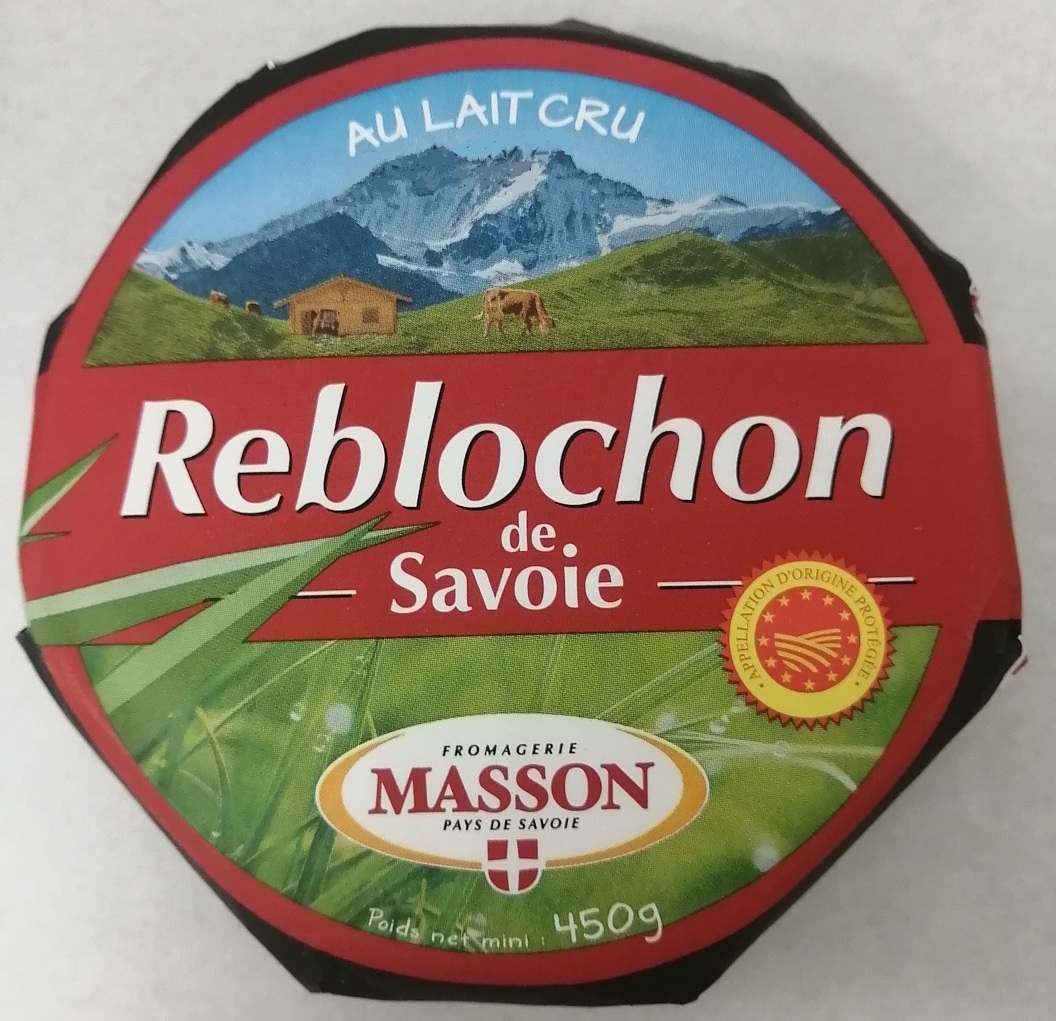 Reblochon de savoie au lait cru Masson : photo du produit rappelé le 13/11/2025