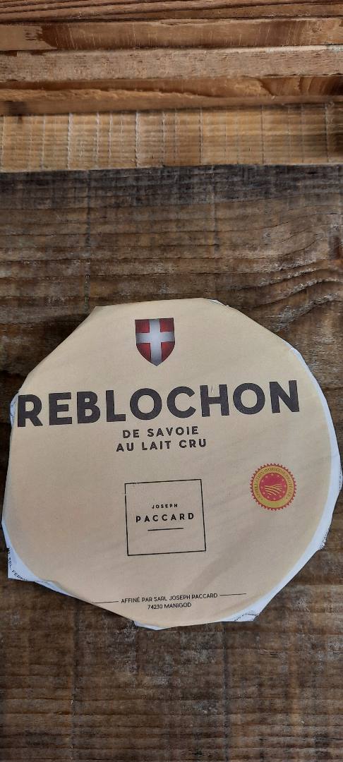Reblochon de savoie Paccard : photo du produit rappelé le 20/08/2021