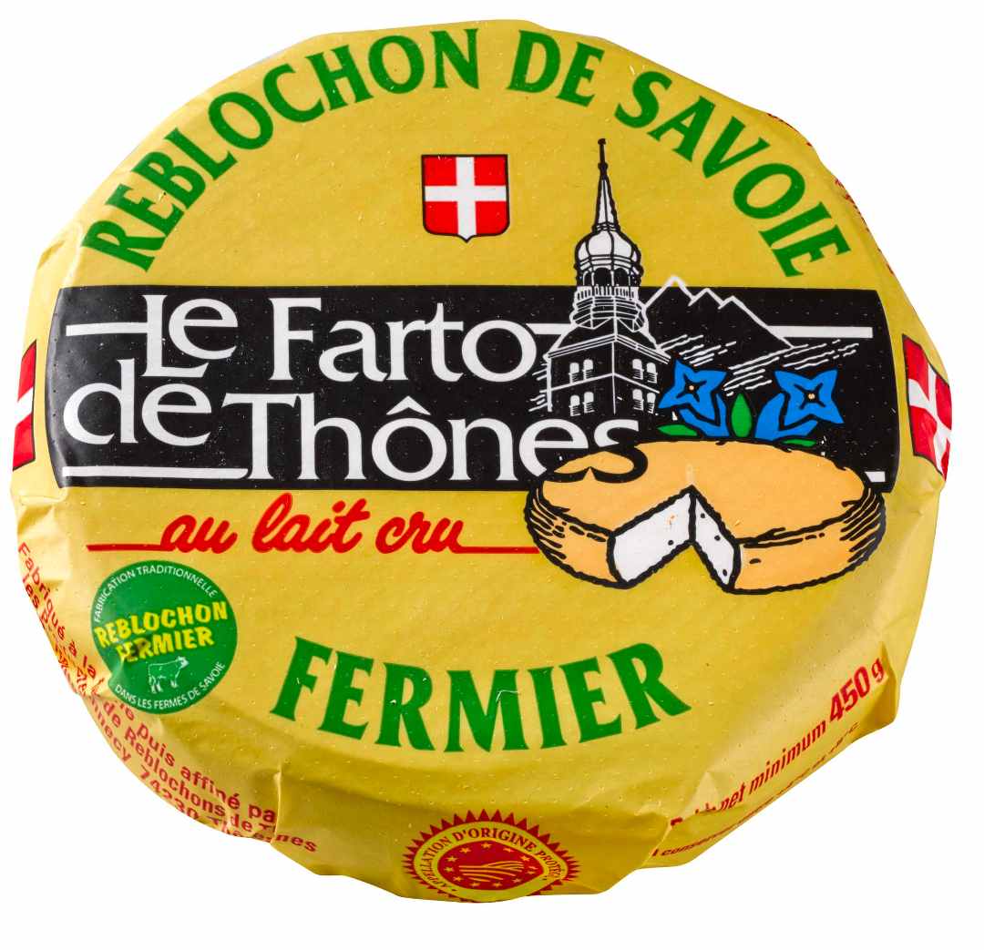 Reblochon fermier AOP Le Farto de Thones : photo du produit rappelé le 20/08/2021