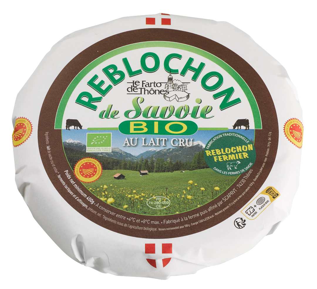 Reblochon fermier bio AOP Le Farto : photo du produit rappelé le 08/07/2025