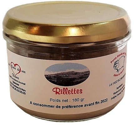 Rillette de porc Gaec du Mont Journal : photo du produit rappelé le 21/08/2024